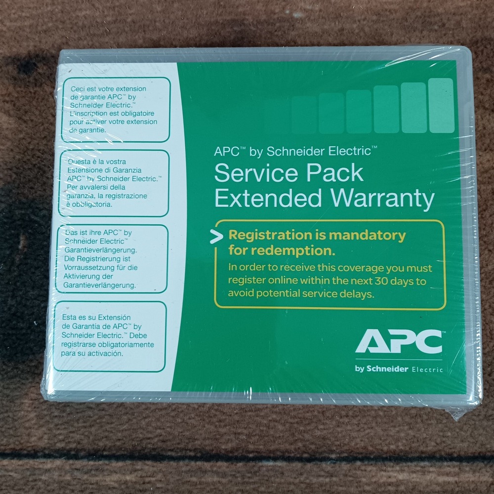APC by Schneider Electric Service Pack Extended Warranty 1 Year WBEXTWAR1YRSP05